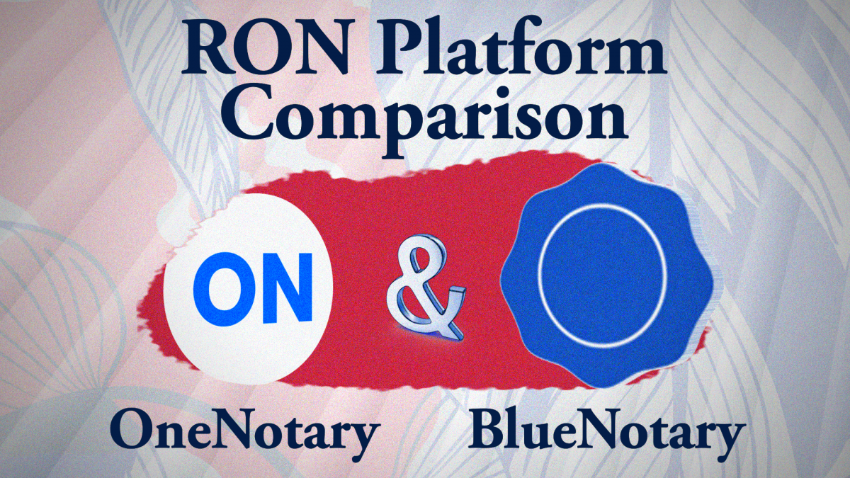 Bluenotary Vs Onenotary Ron Comparison Bluenotary