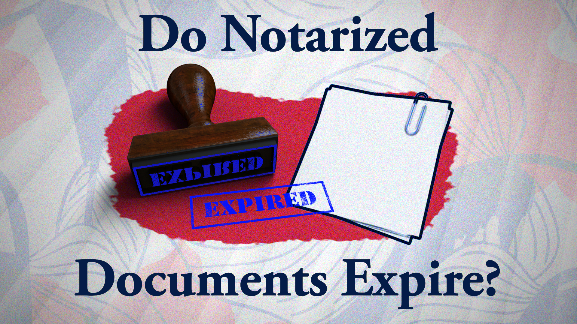 Can a Notary accept an expired ID?