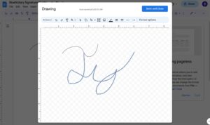 How to eSign in GoogleDocs