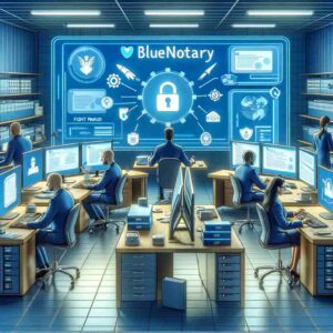 BlueNotary Fighting Fraud. One Day at a Time.