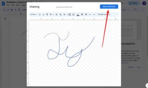 How to eSign in GoogleDocs Step 5
