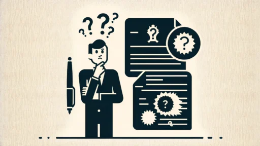 Man confused along side affidavit and notary documents