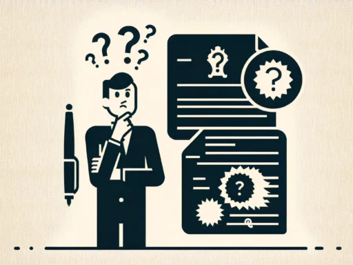 Man confused along side affidavit and notary documents