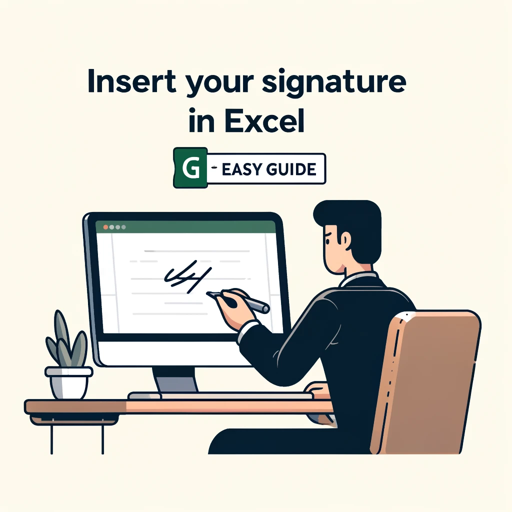 Insert Your Signature in Excel