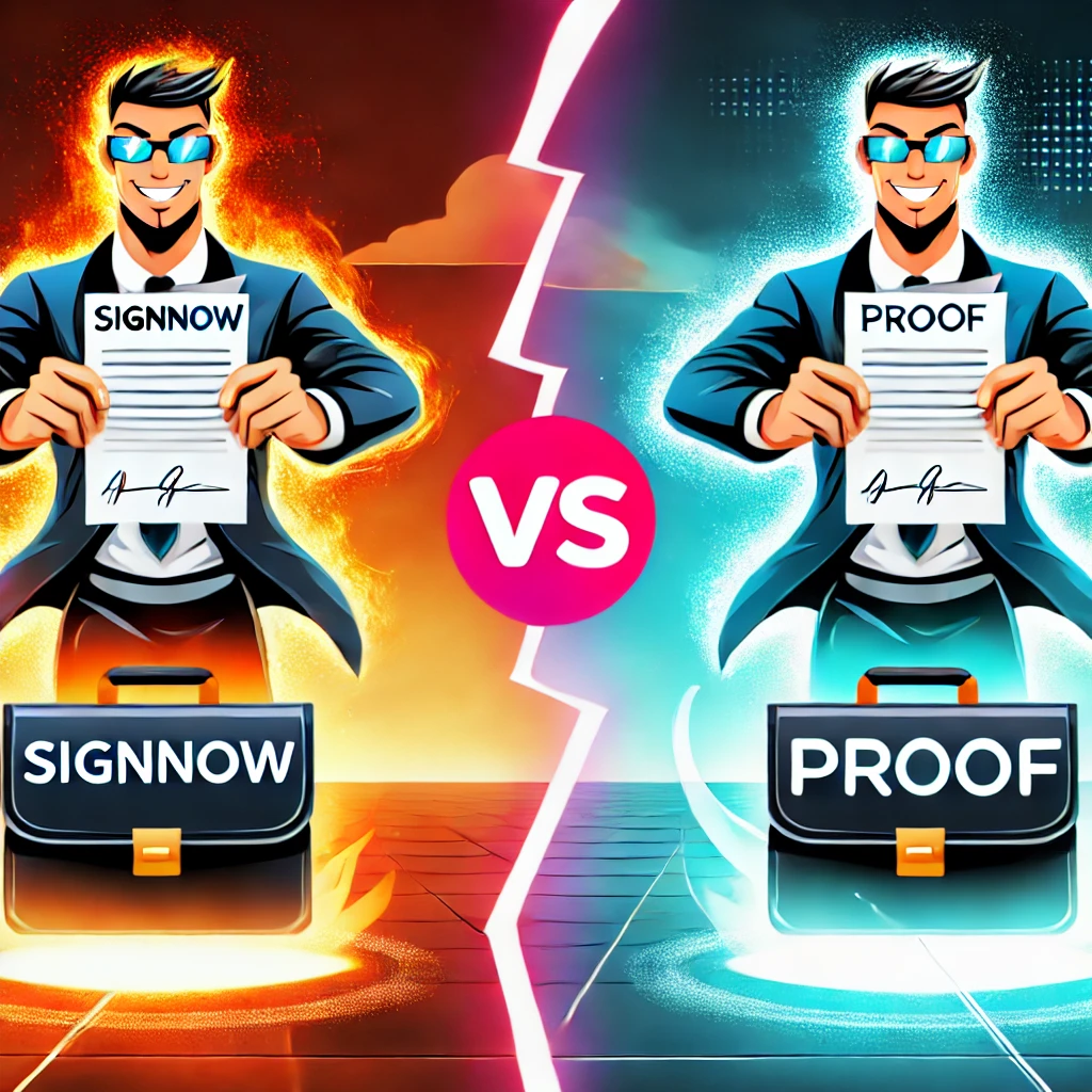 SignNow vs. Proof