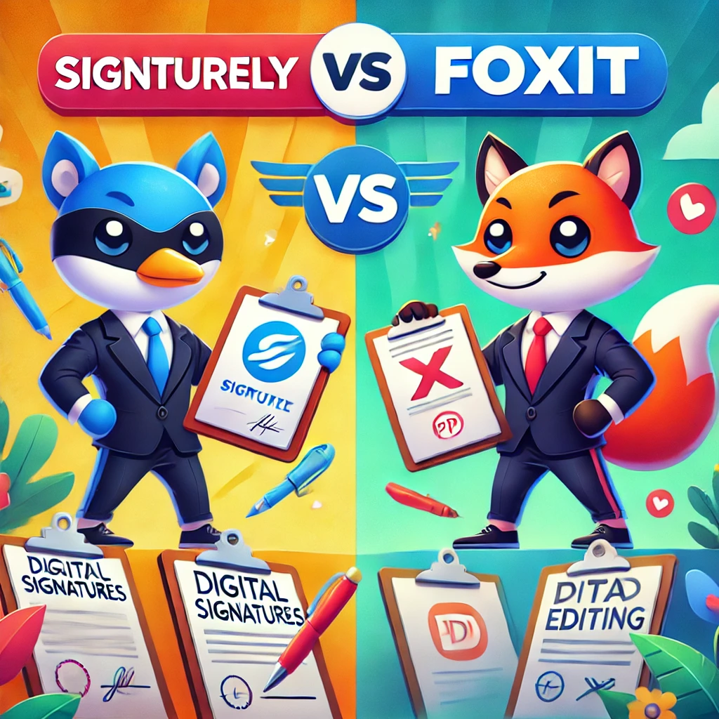 Signaturely vs. Foxit