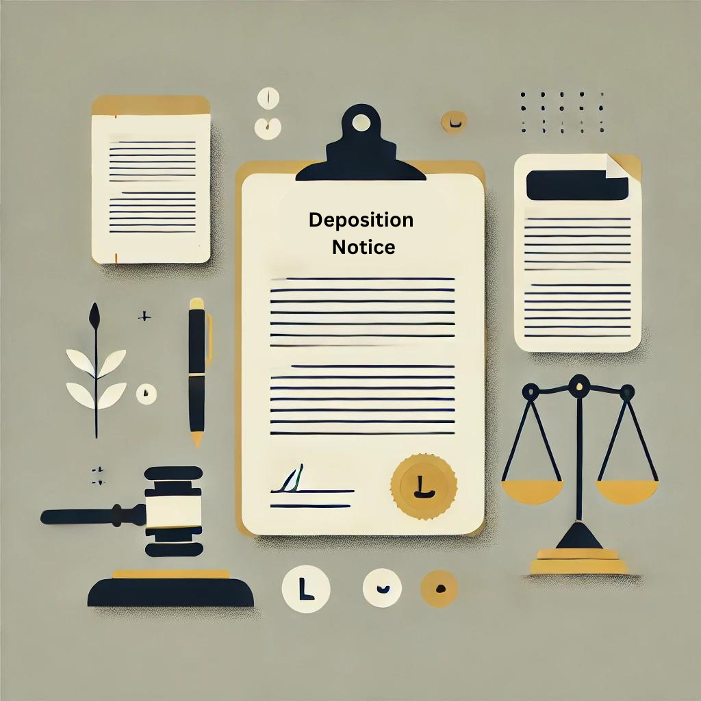 deposition notice