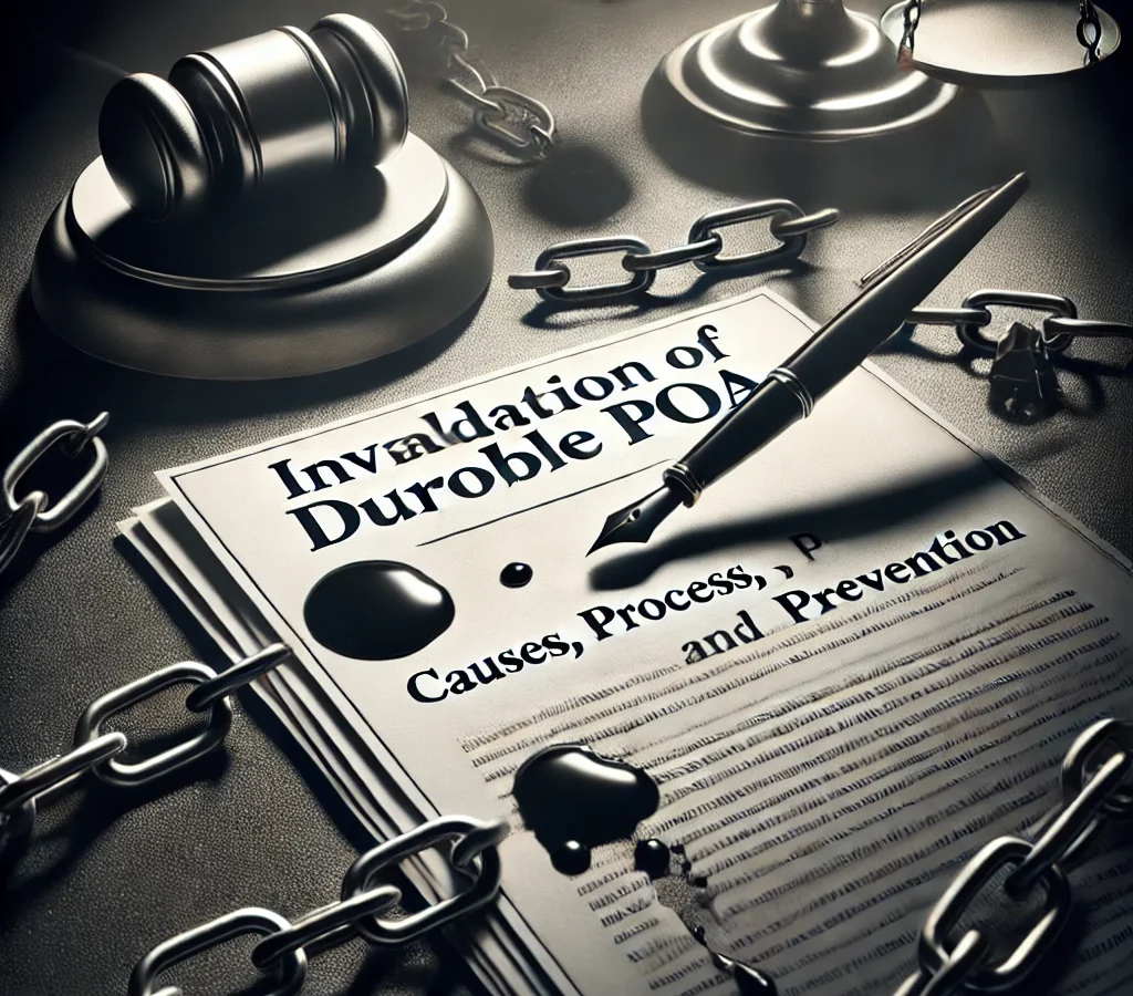 can a durable poa be invalidated