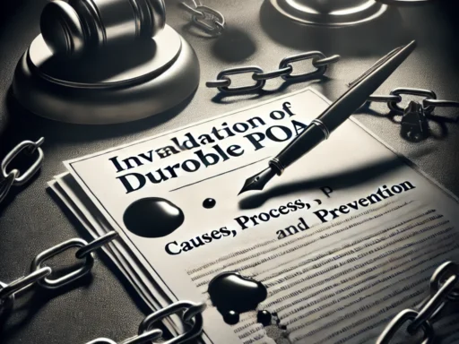 can a durable poa be invalidated