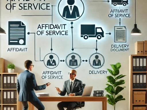 what is an affidavit of service