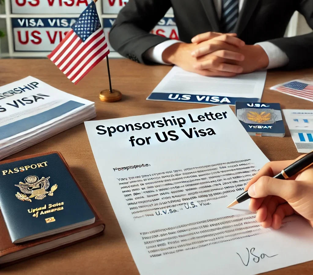 sponsor letter for us tourist visa