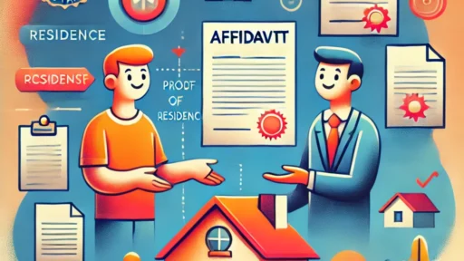Affidavit for Proof of Residence