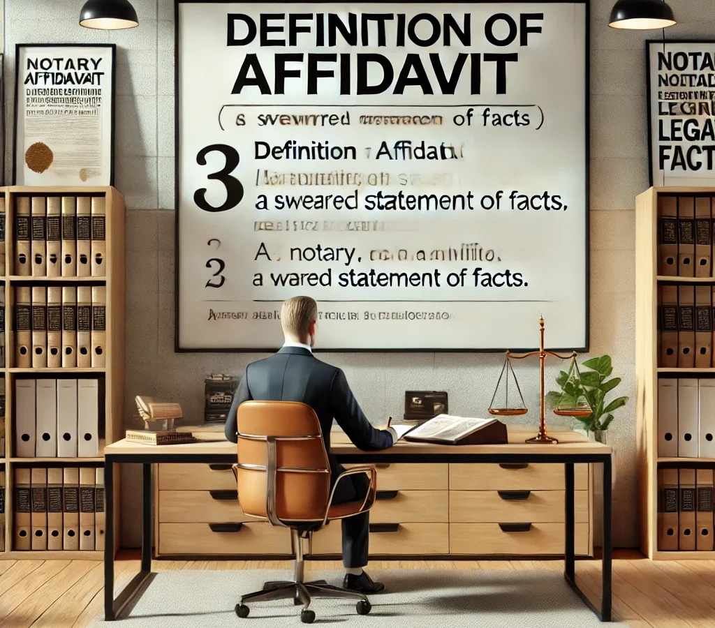 definition of affidavit