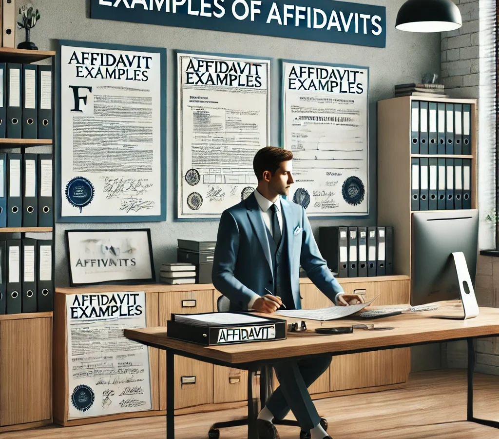 examples of affidavits