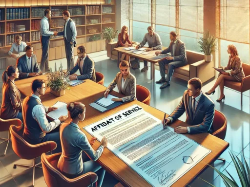 Affidavit of Service Form