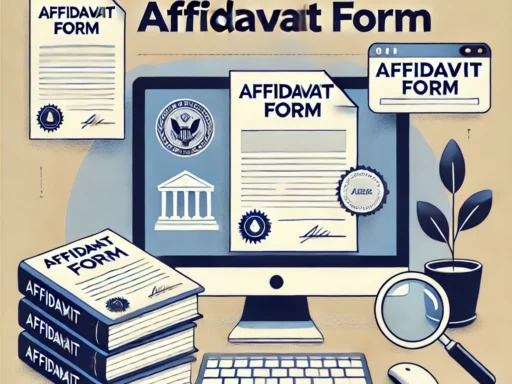 where can i get a free affidavit form
