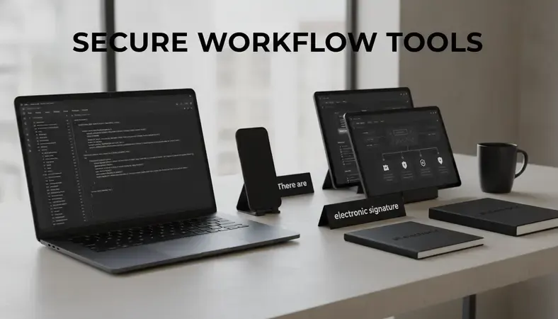 Side-by-side comparison of electronic signature service features including security, compliance, and workflow tools