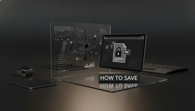 Padlock icon overlaid on a digital PDF document, representing secure online form completion with encrypted data protection