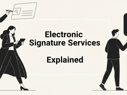 electronic signature services