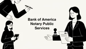 bank of america notary public