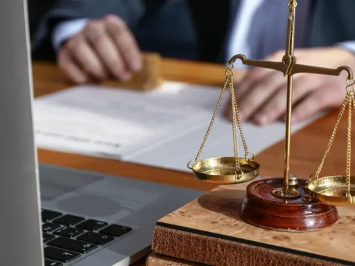 Notary witnessing an affidavit signing during an online session.