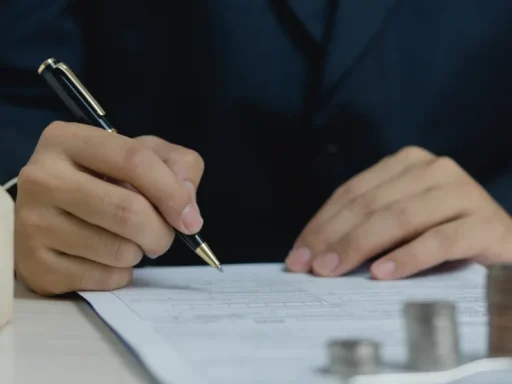 1. Online notary preparing a lease agreement for recording.