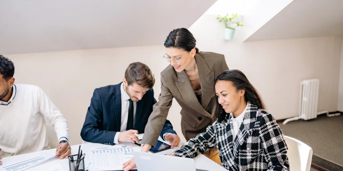 Authorized representative verifying employee documents for Form I-9.