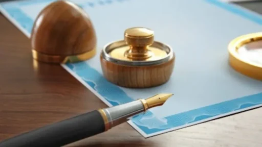 Notarized letter format with signature and notarial certificate